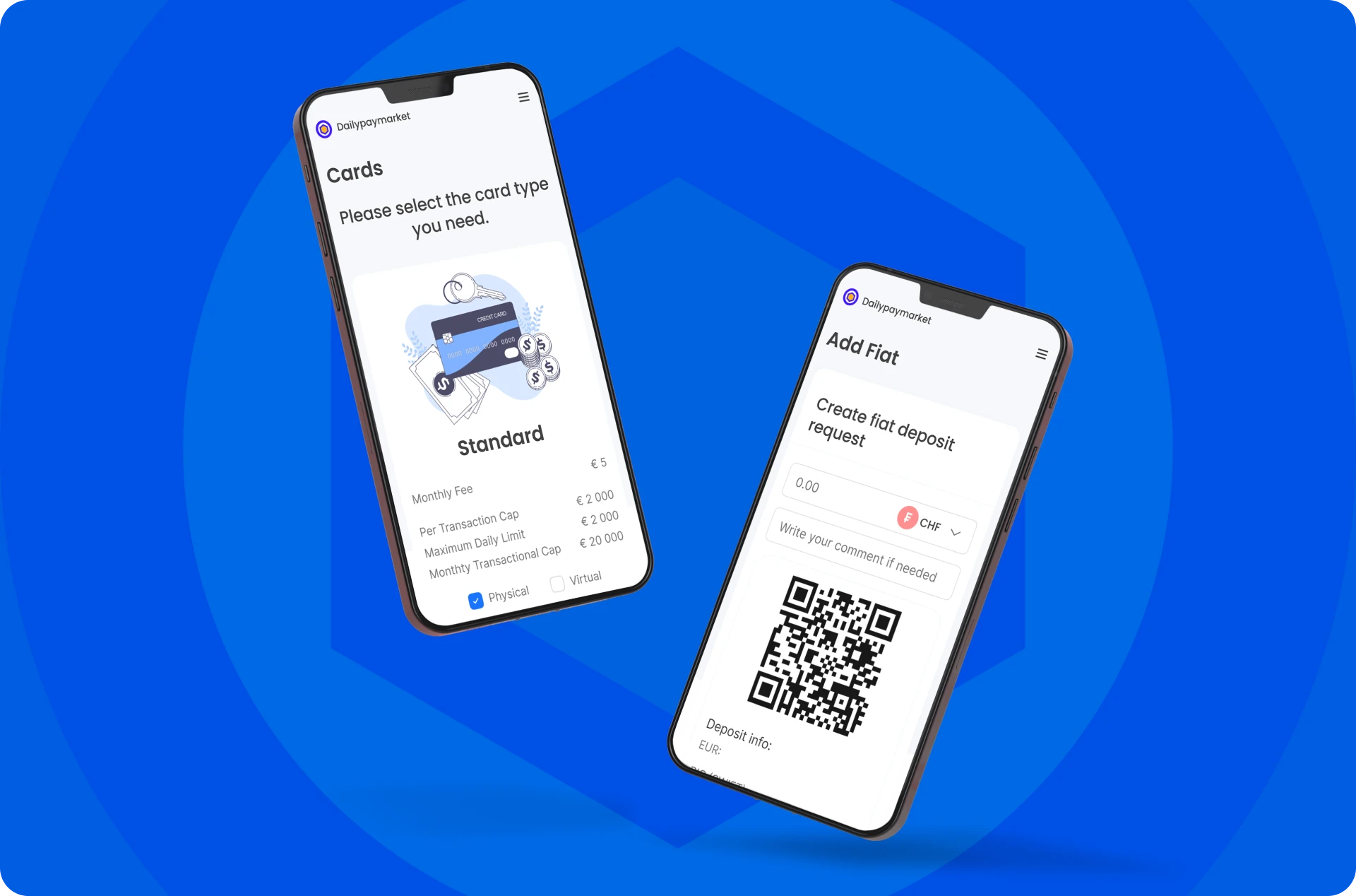 Экраны редизайна Dailymarketpay