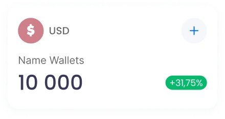 Карточка кошелька USD